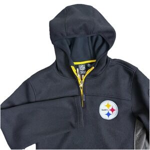 NFL Team Apparel Pittsburgh Steelers Youth XL 18 20‎ Hood Waffle Fleece Pullover